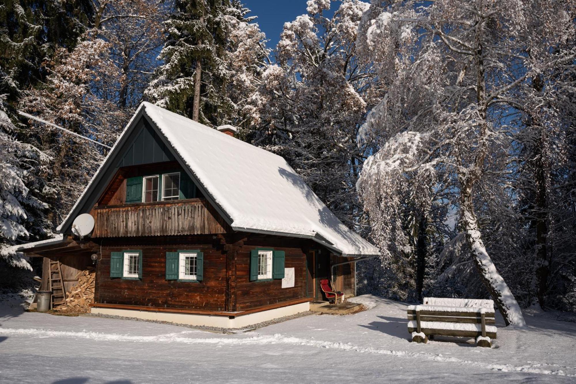 Gregor'S Ferienhaus Im Wald Edelschrott Luaran gambar